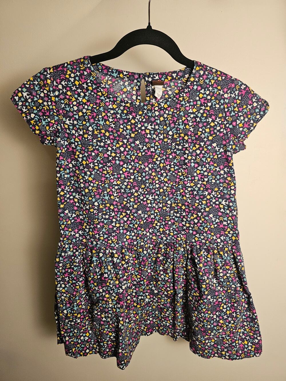 Tea Brand 100% Cotton Bird Print Tunic Top
